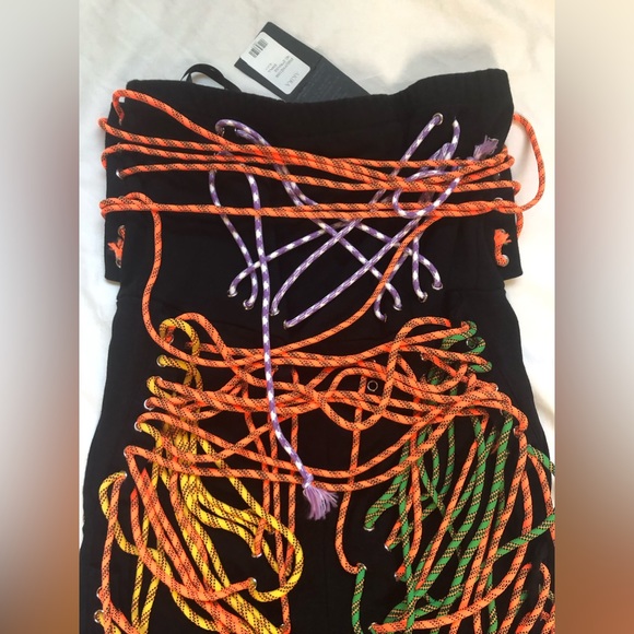 AKIRA NO STRINGS ATTACHED LACE UP JUMPSUIT SIZE: SMALL - Picture 4 of 8